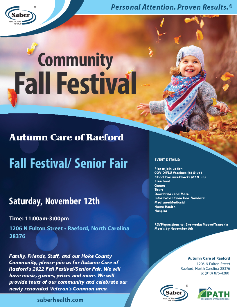 Fall Festival at Autumn Care of Raeford